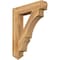 Ekena Millwork Balboa Arts & Crafts Rough Sawn Bracket, Western Red Cedar, 6"W x 32"D x 40"H BKT06X32X40BOA03RWR - alternate 1